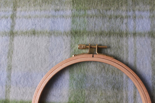Beech Embroidery Hoops with gold-tone hardware