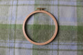 Beech Embroidery Hoops with gold-tone hardware
