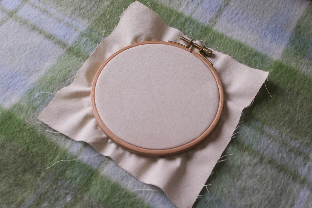 Beech Embroidery Hoops with gold-tone hardware
